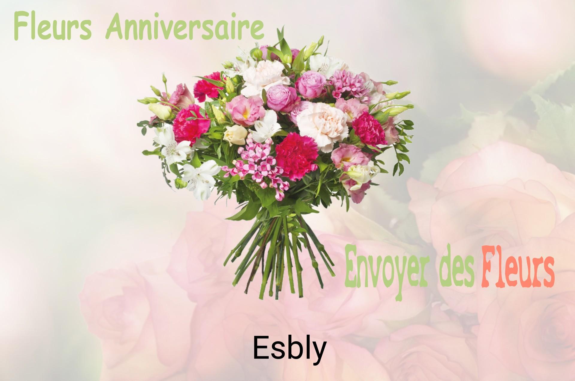 Bouquet de fleurs d’anniversaire livré à Esbly
