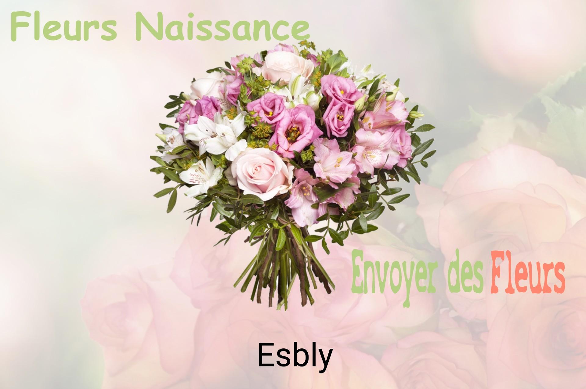 Bouquet de fleurs de naissance livré à Esbly